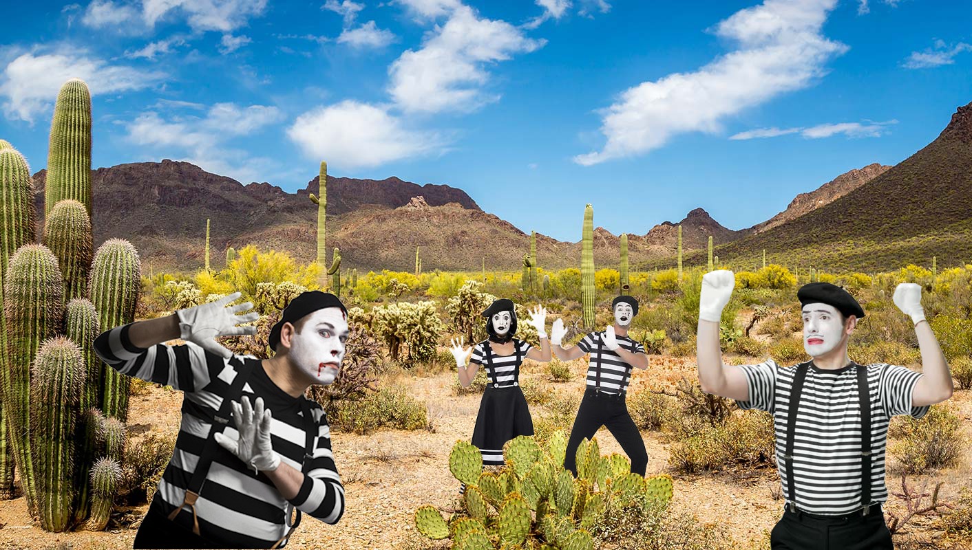 Mimes invisible wall