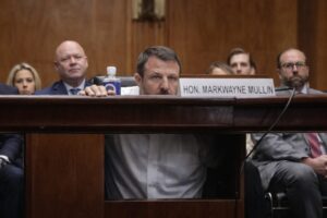 Senate Holds Hearings to Confirm That Mullin Is Unqualified Enough for Trump’s Cabinet
