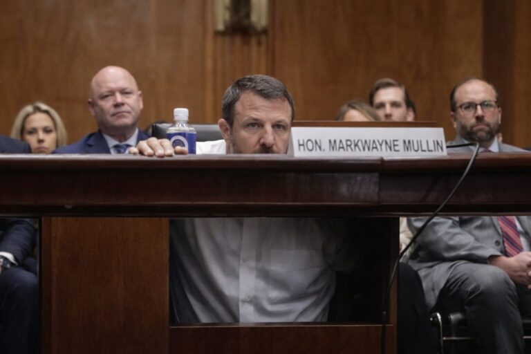 Senate Holds Hearings to Confirm That Mullin Is Unqualified Enough for Trump’s Cabinet