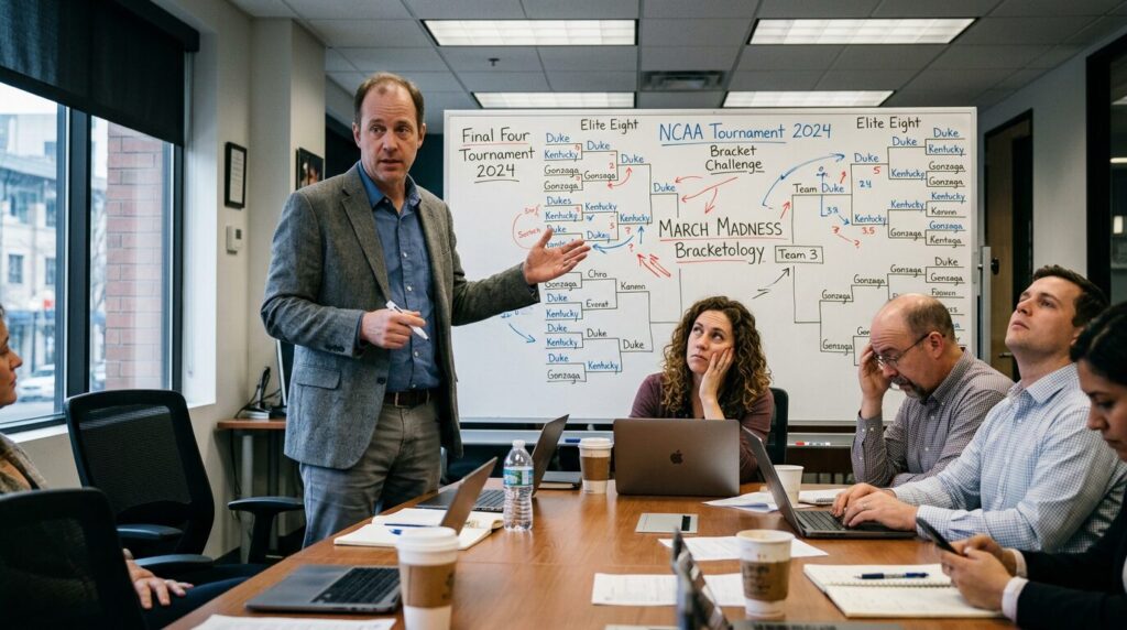 Guy Who Asked “Is Duke Good?” 3 Days Ago Now Hosting Daily Strategy Meetings on NCAA Tournament Outlook