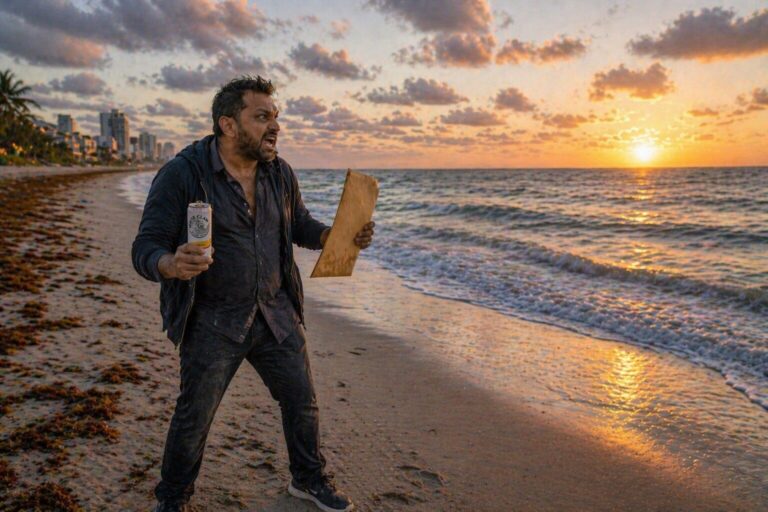 Visibly Intoxicated Patel Spotted Serving Cease-and-Desist Order to Eastern Seaboard