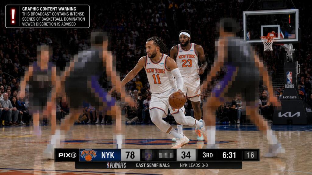 NBA Announces Knicks Games Will Now Carry Graphic Content Warnings