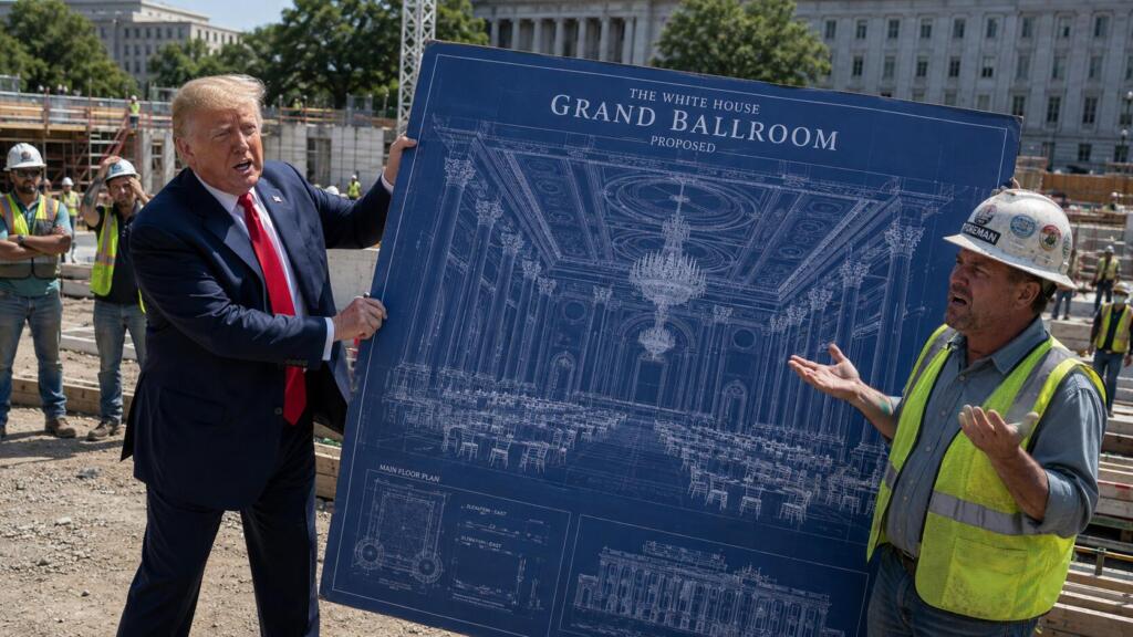 Trump Demands Bigger Ballroom for Gala Celebrating National Debt Hitting $40 Trillion